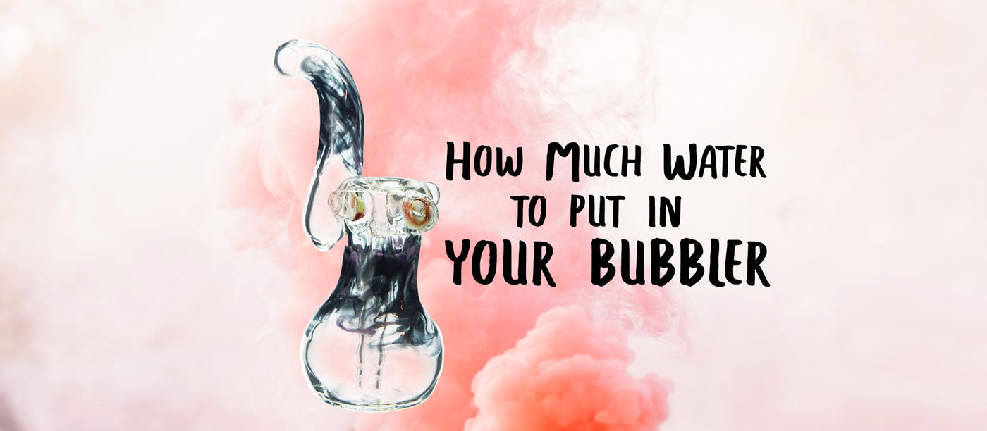 How Much Water to Put in Your Bubbler — Badass Glass