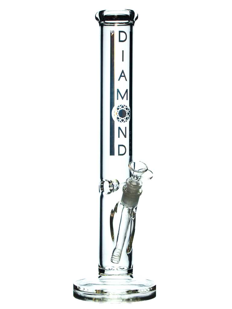 16" Straight Shot Bong By Diamond Glass — Badass Glass