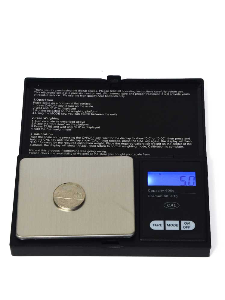 Flip Top Digital Scale 600 x 0.1g — Badass Glass