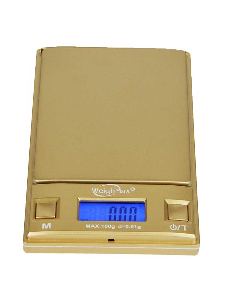 WeighMax HD-100 Gold Digital Scale — Badass Glass