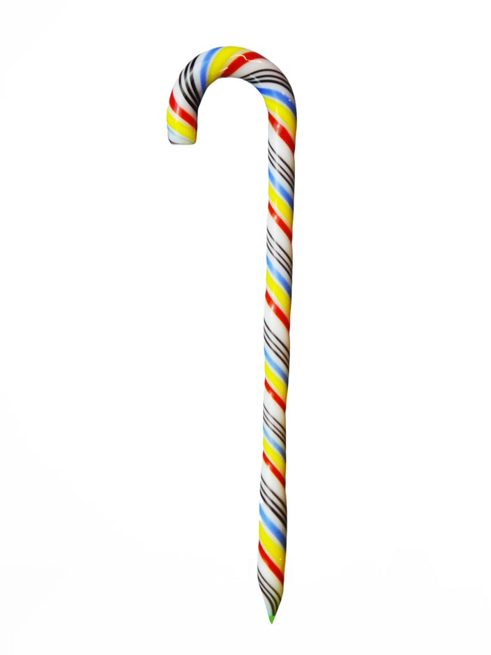 Glass Candy Cane Dabber | Glass Pipes at — Badass Glass