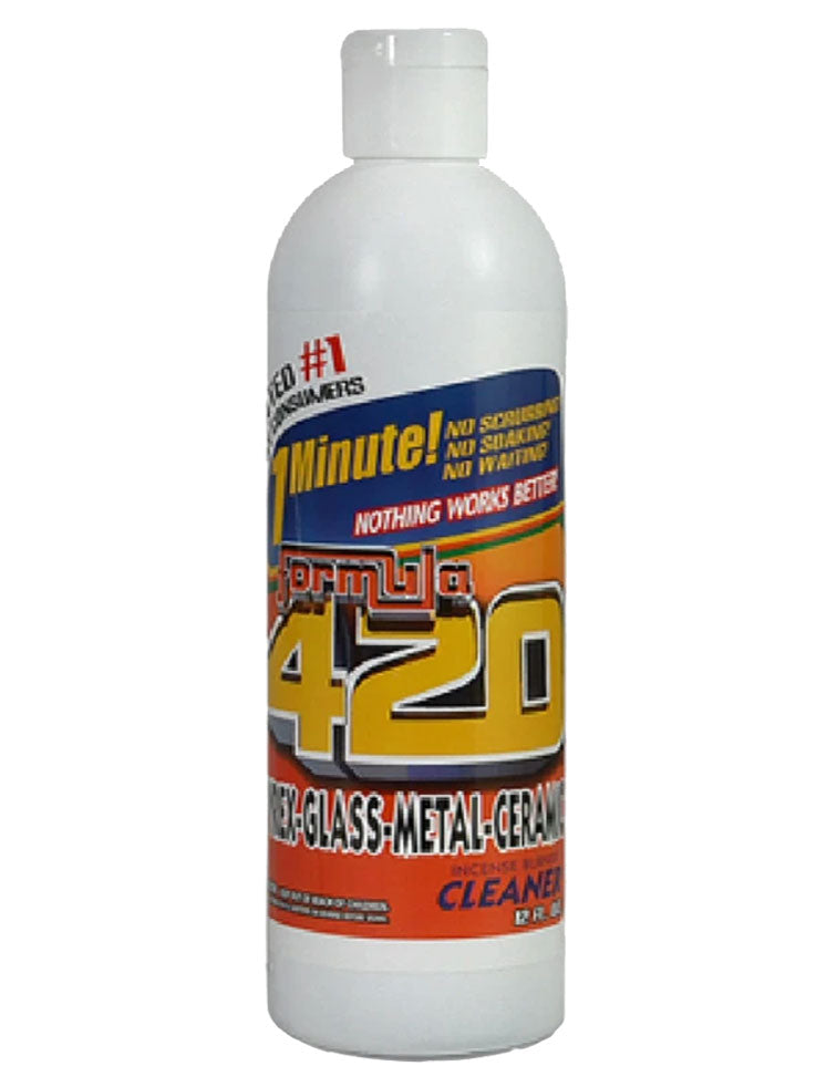 Formula 420 Original Cleaner 6 Pack | Glass Cleaner | Cleaner Value Pack |  Safe on Glass, Metal, Ceramic, Quartz and Pyrex | Cleaner (12 oz - 6 Pack)