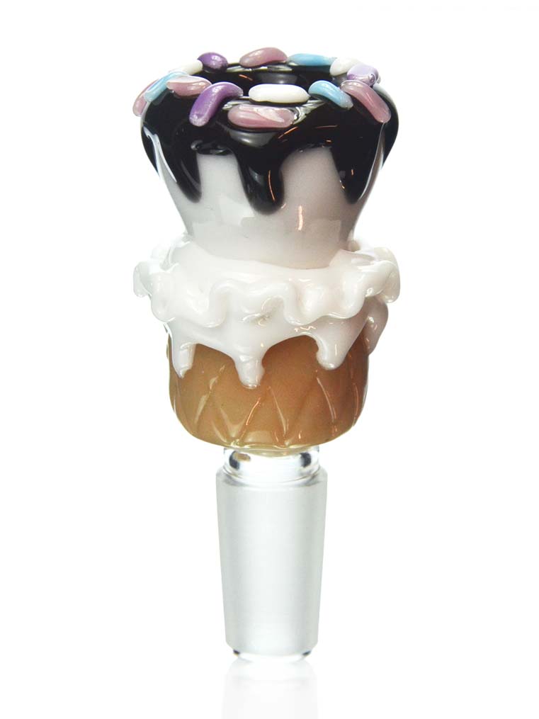 Ice Cream Bong Bowl by Empire Glassworks — Badass Glass