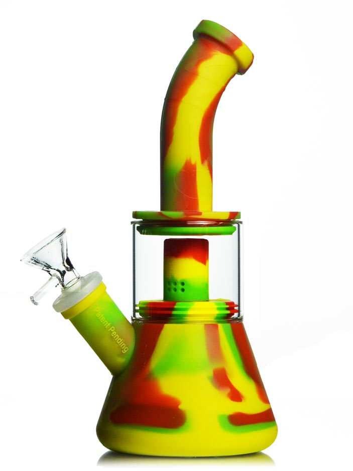Silicone 4 In 1 Dab Rig Bong Bongs