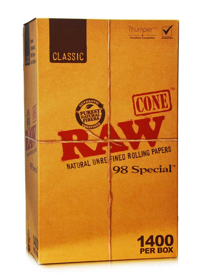 RAW Cones Classic 98 Special, 100 Pack